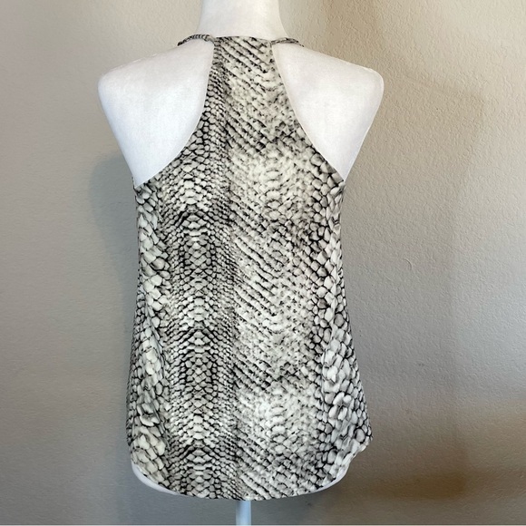 Vici Black White Snake Pattern Racerback Tank Size XS - Picture 3 of 7
